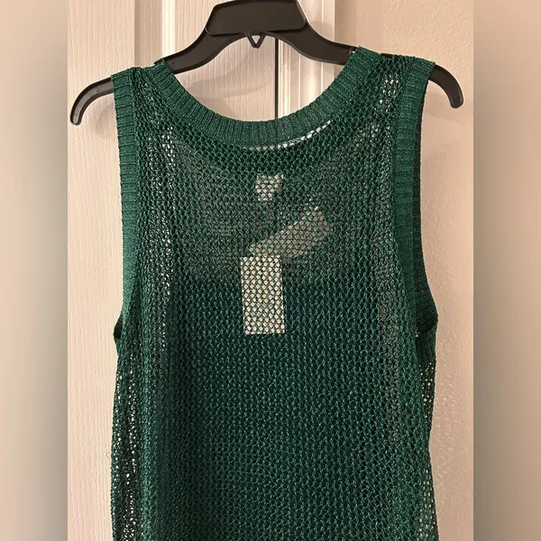 NWT A New Day Midi Tank Dress in Deep Green Size large - Image 4