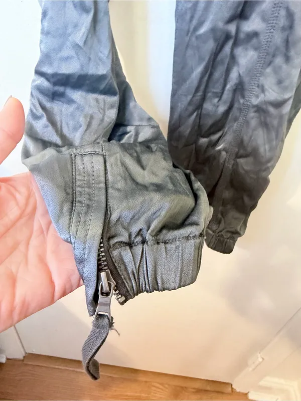 Marrakech Gray Cargo Pants Size 27 Viscose Utility Joggers - Image 7