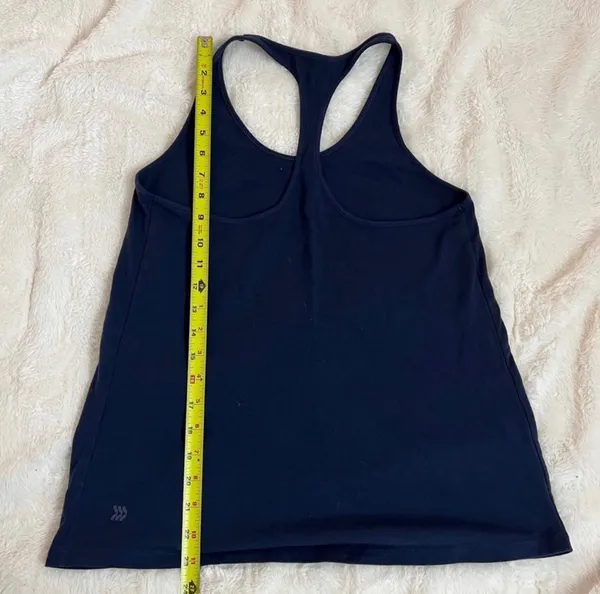 Target All in Motion Dark Blue Racerback Sleeveless Athletic Tank Top Extra Small - Image 8