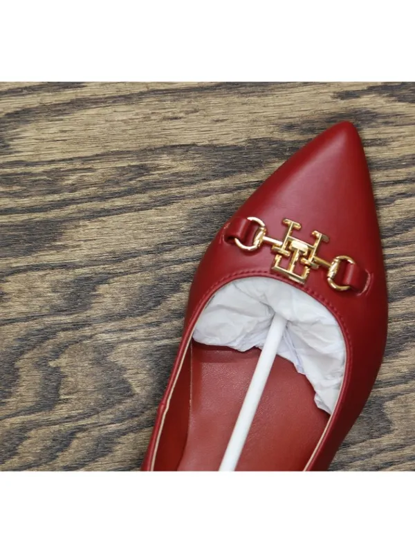 NWT Tommy Hilfiger Womens Nanya Block Heel Pumps TWNANYA Red 7.5M - Image 13