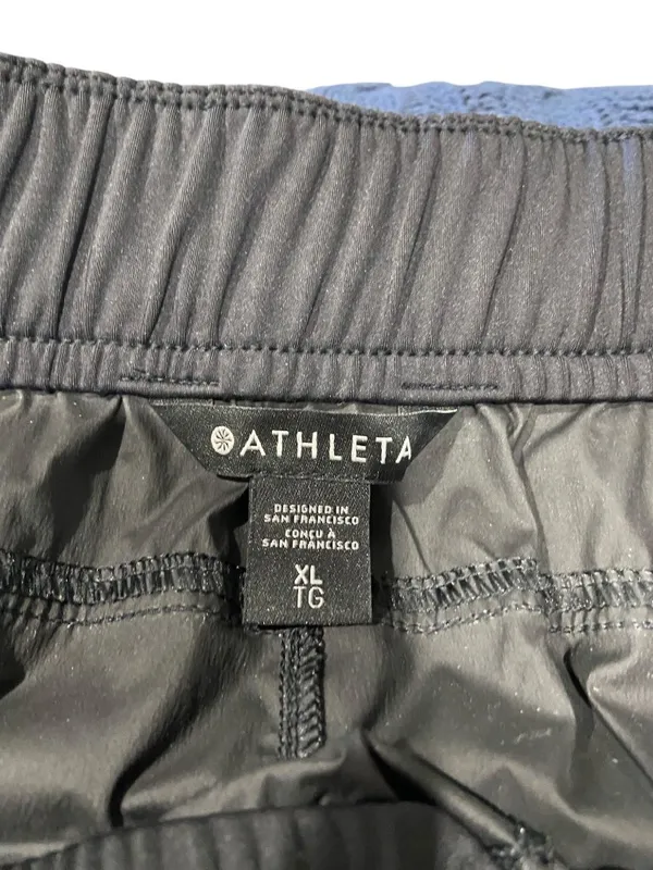 Athleta Rise Pants Black Size XL Wind Pants Athletic Gym Workout Athleisure Cute - Image 3