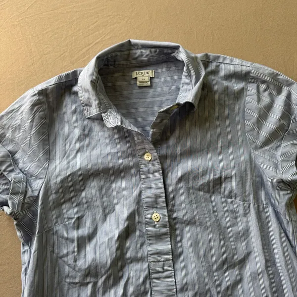 J.Crew Striped short-sleeve popover shirt - Image 5