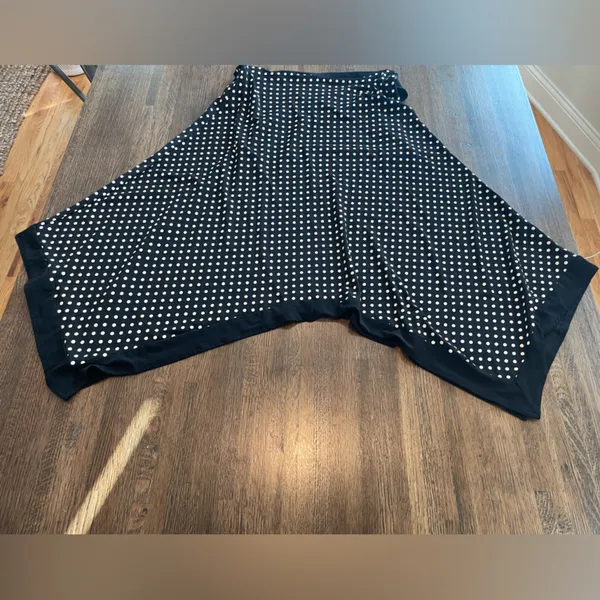 Frank Lyman Design Dress Black White Polka Dot Summer Dress - Size 8 - Image 3