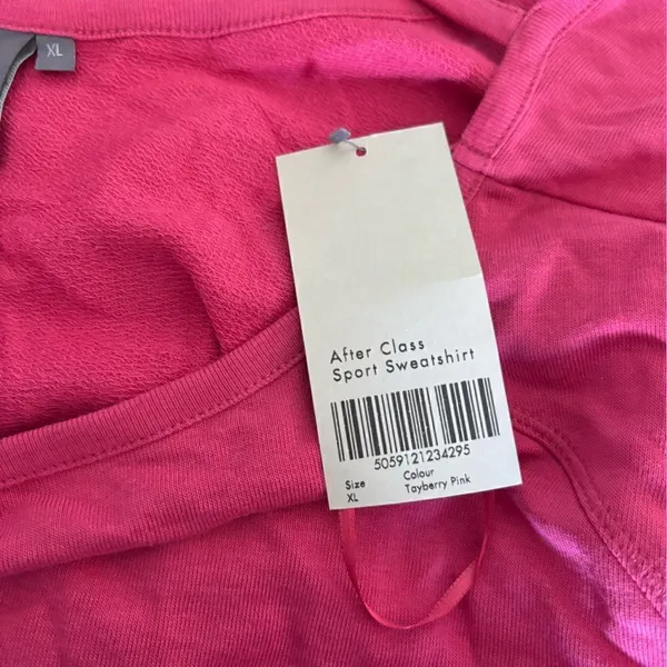 Sweaty Betty After Class Sport Sweatshirt Tayberry Pink NWT Size XL - Image 2