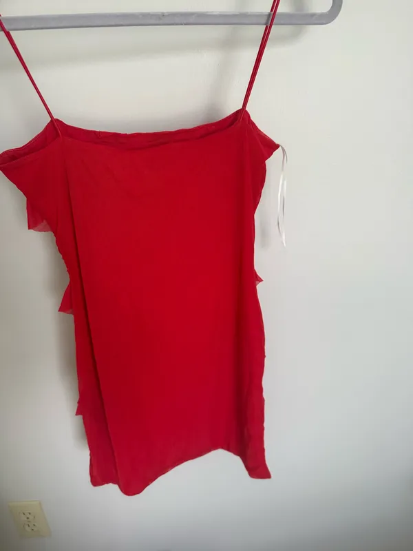 Princess Polly Pennell Mini Dress Red Size Small - Image 4