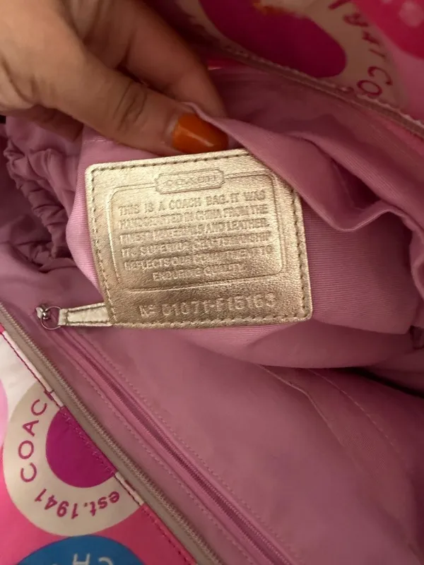 COACH Multicolor Large Logo Diaper Bag Tote Bag - Image 8