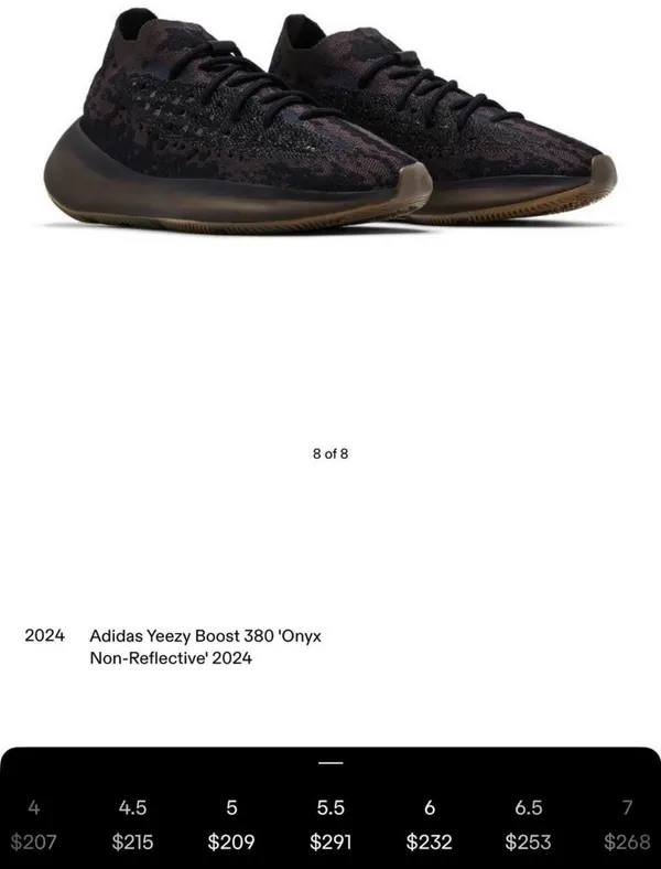 Adidas Yeezy Boost 380 “ONYX” - Image 4