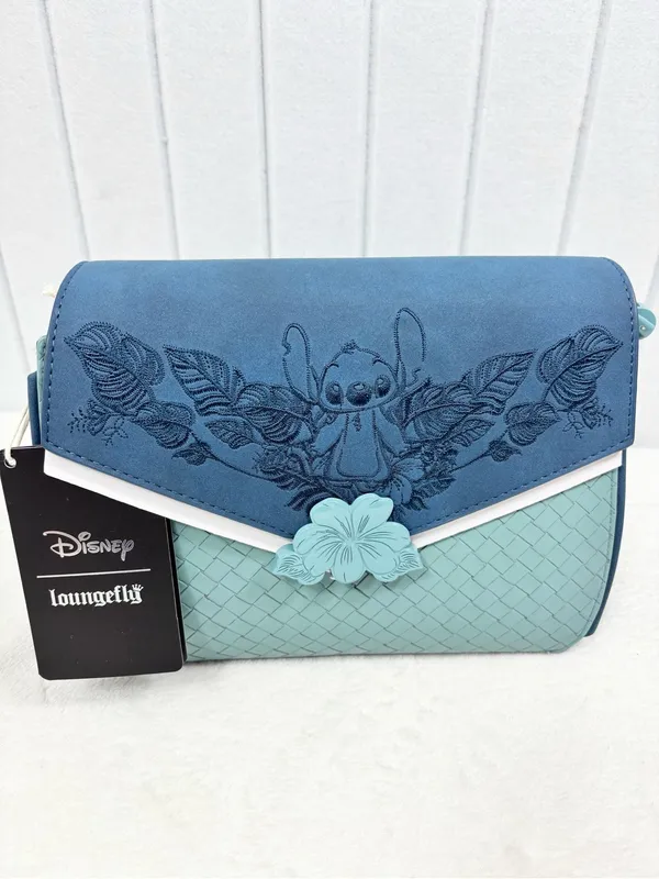 Loungefly Disney Stitch Embroidered Crossbody Bag NEW - Image 4