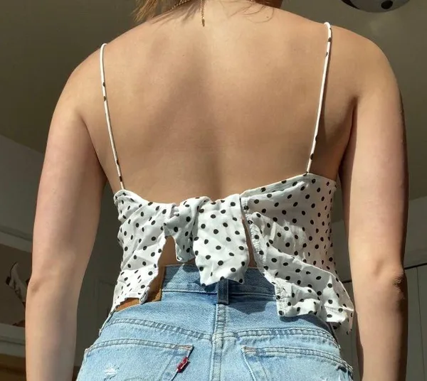 Poka Dot Tank Top - Image 2
