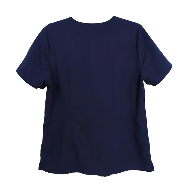 FIGS Navy Blue Catarina One-Pocket Scrub Top Short Sleeve Women's Large - Image 2