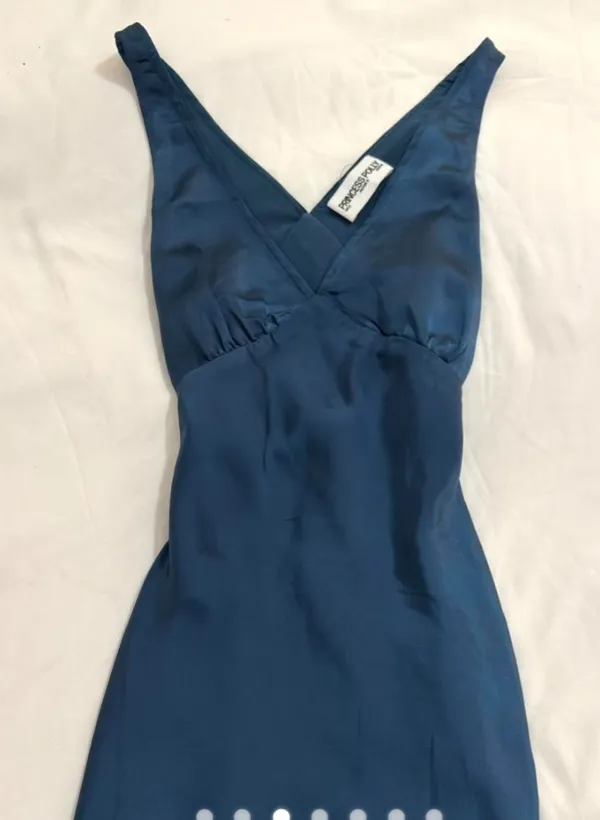 Princess Polly Athena Satin Lace Trim Dress - Image 4