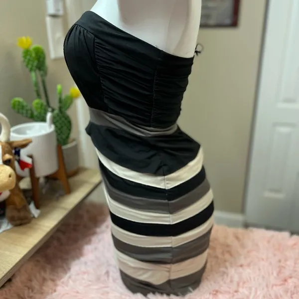Strapless dress Black Size M - Image 3