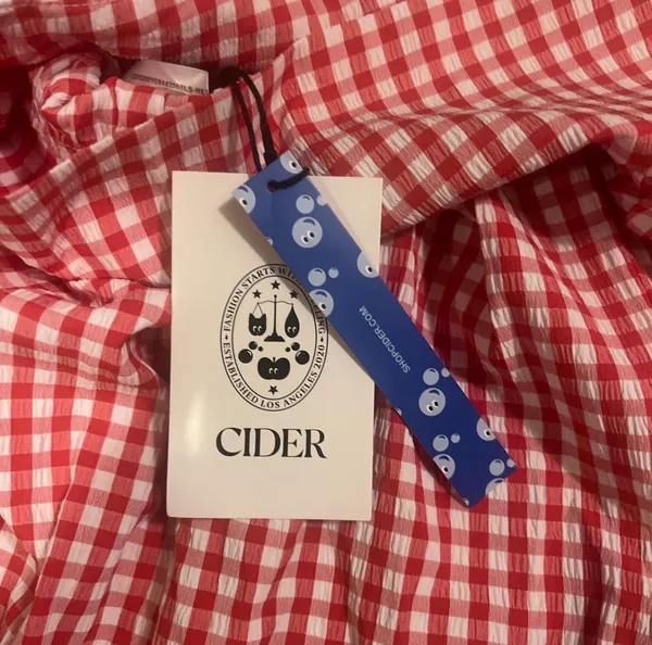 cider gingham skirt - Image 3