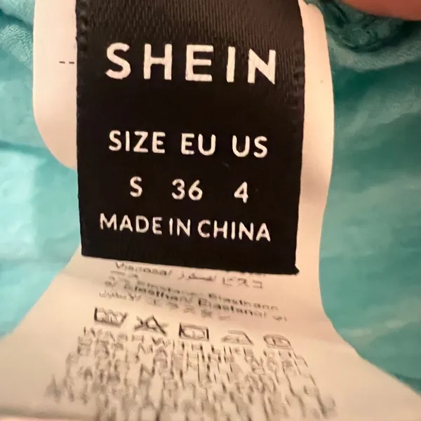 SHEIN Relaxed Fit Blue and Gray Short Sleeve Tees - Image 4