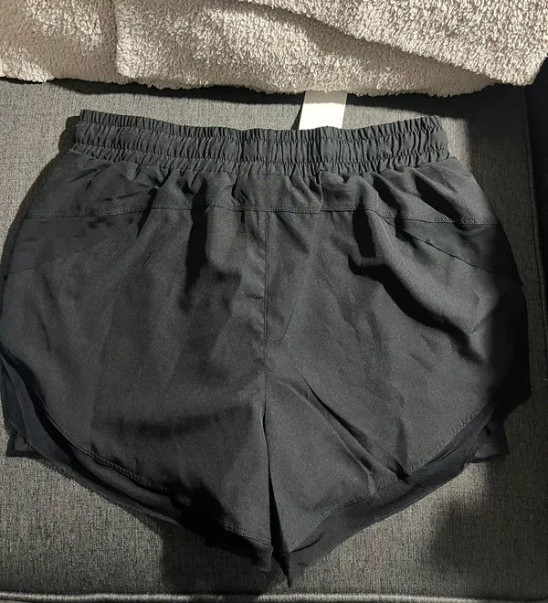 Black Athletic Shorts Size L - Image 2