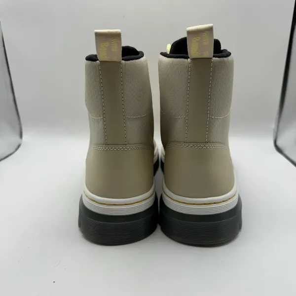 Dr. Martens Women's Combs W 6 Eyelet Combat Boots Parchment Beige 40/60 Size‎ 9 - Image 4