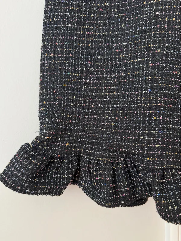 Anthropologie Maeve The Colette Crop Wide-Leg Pants: Tweed Edition, Size 26 - Image 11