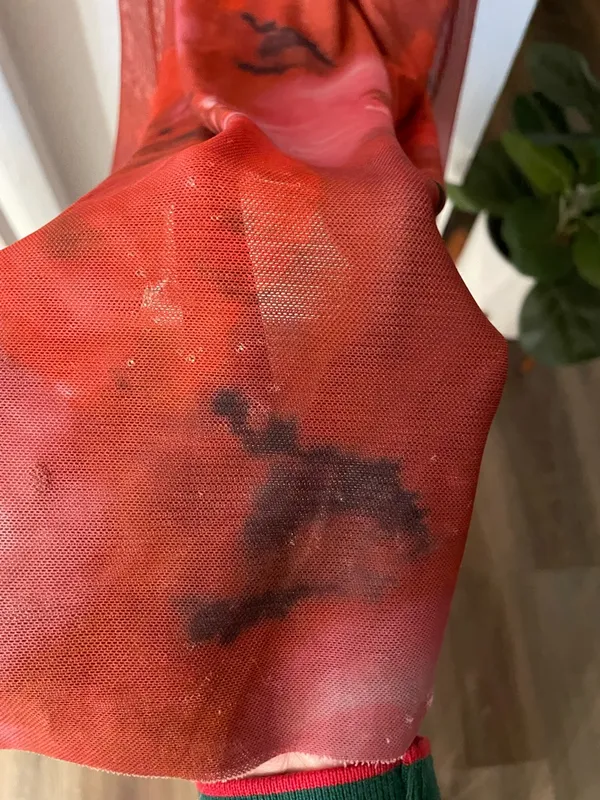 Elliatt Elise Red Ruched Mermaid Maxi Dress Size XS - Image 8