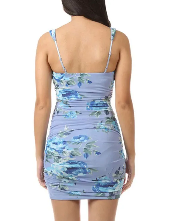 Boutique Dress Blue Size M - Image 5