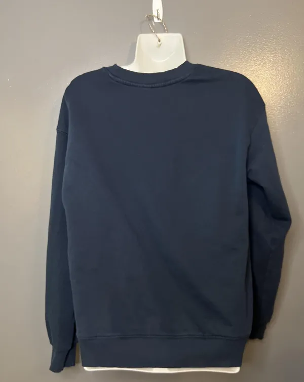 Female Equals Future H&M Divided Sweatshirt Womens Small Navy Graphic Crewneck - Image 4