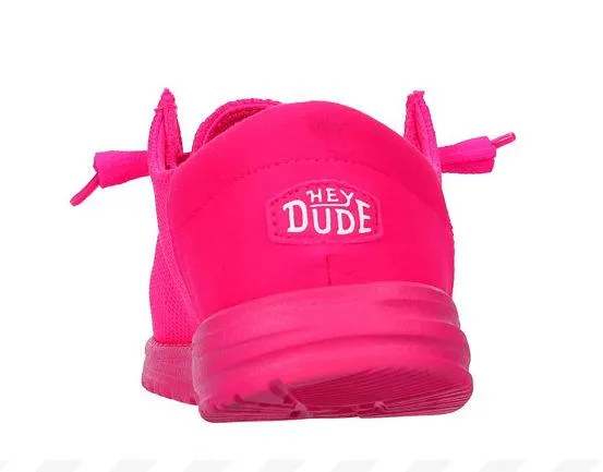 Wendy Funk Mono Hey Dude Shoes 7, Electric Pink - Image 2