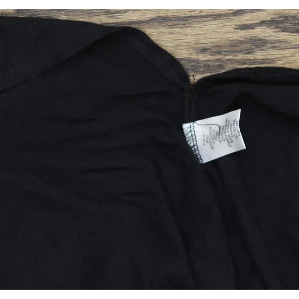 NWT Almost Famous Juniors Cap-Sleeve High-Low Utility Tunic Black M - Image 6