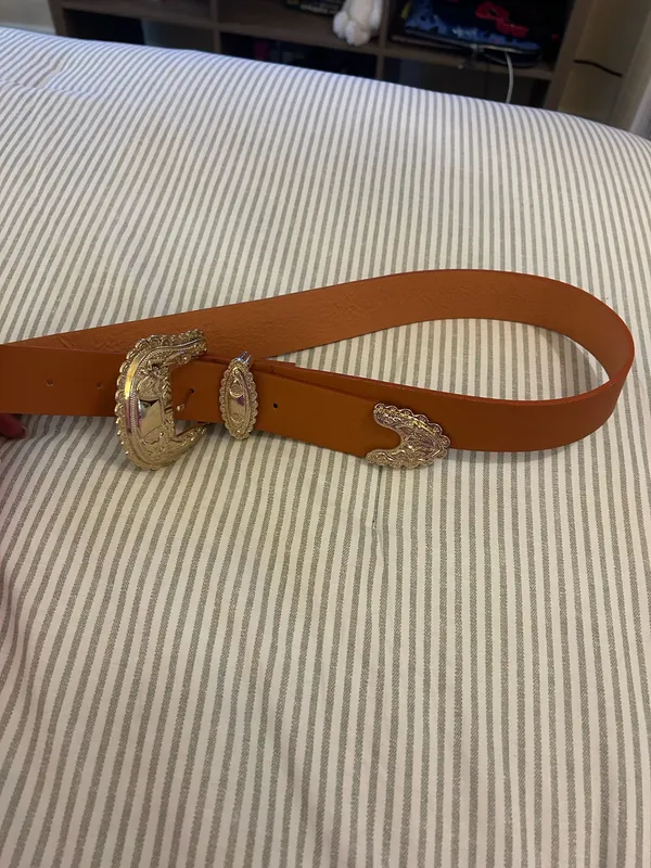 Western Brow Belt Brown Size M - Image 3