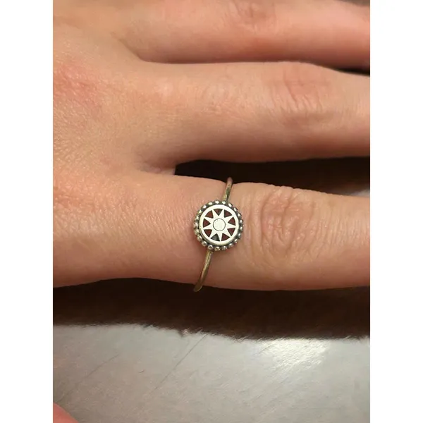 ring band sterling silver 925 beautiful unique lot b14 size 8.5 - Image 6