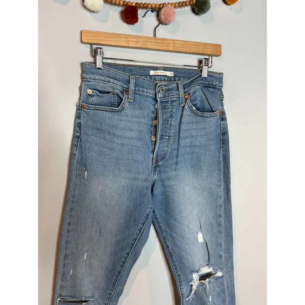 Levi's distressed Wedgie Skinny jeans - Image 6