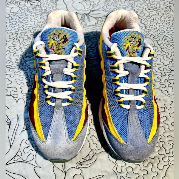 Nike Air Max 95 Zen University Blue Team Red Varsity Yellow White Sz 7 💛 - Image 13