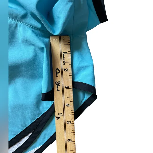 NIKE Dri-Fit Blue/White Brief-Lined Athletic Running Shorts - Size Large - Image 13