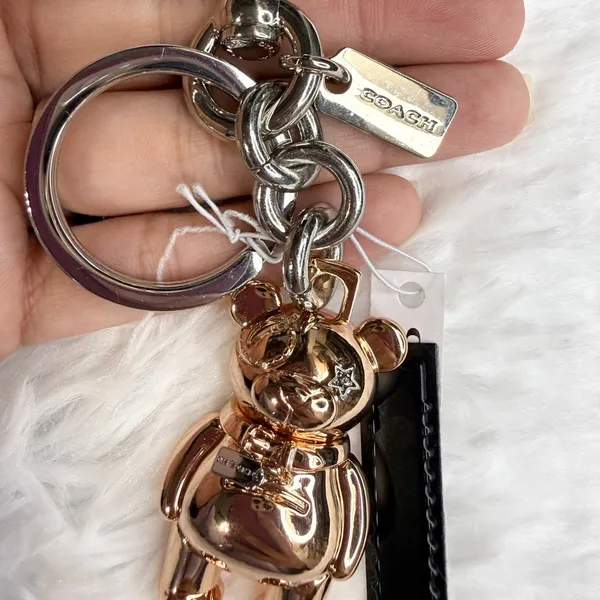 NWT Coach 3D Teddy Bear Bag Charm - Image 4