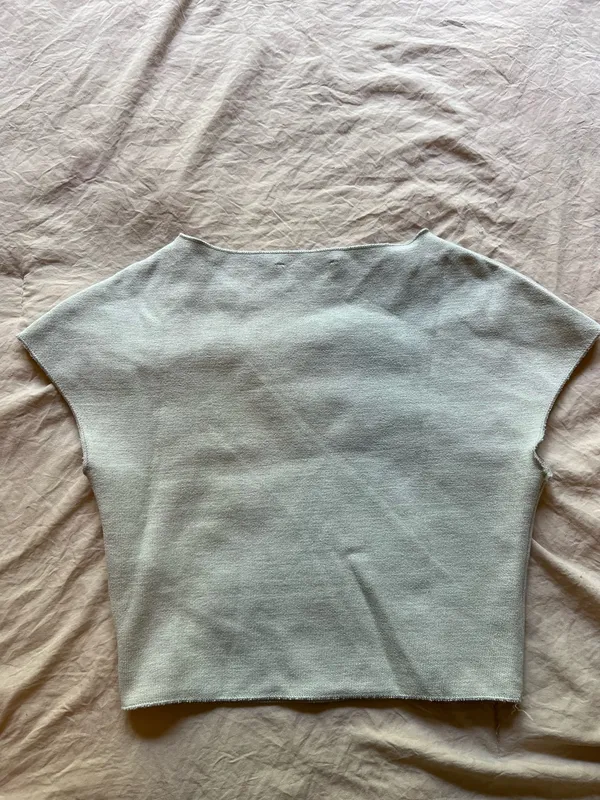 Gray Zara crop top - Image 3
