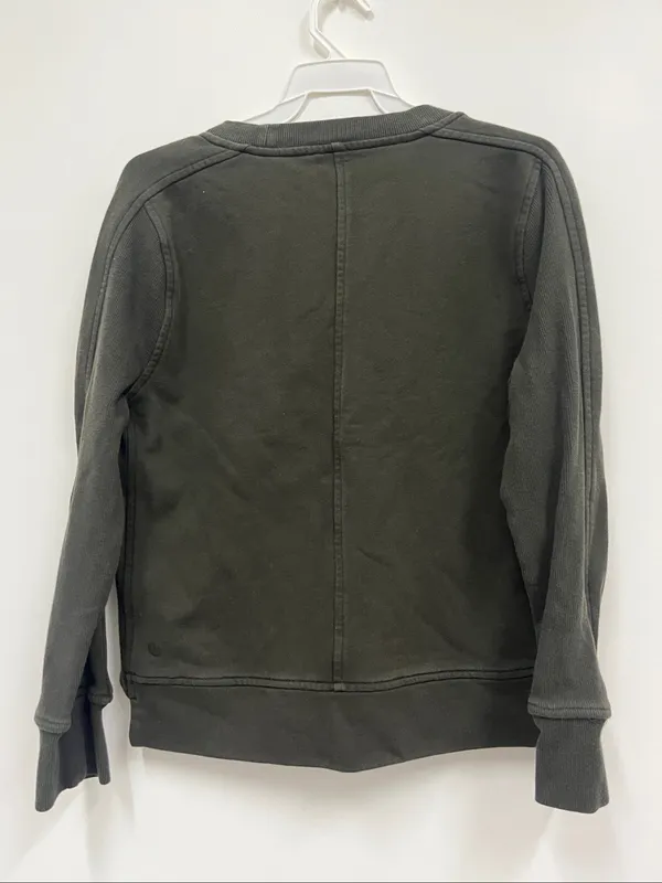 Lululemon Front Pocket crewneck sweatshirt size 4 - Image 3