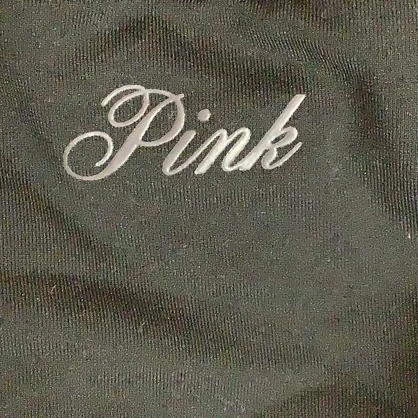 Victoria's Secret PINK Size Small Black Long Sleeve Top. Preloved - Image 4