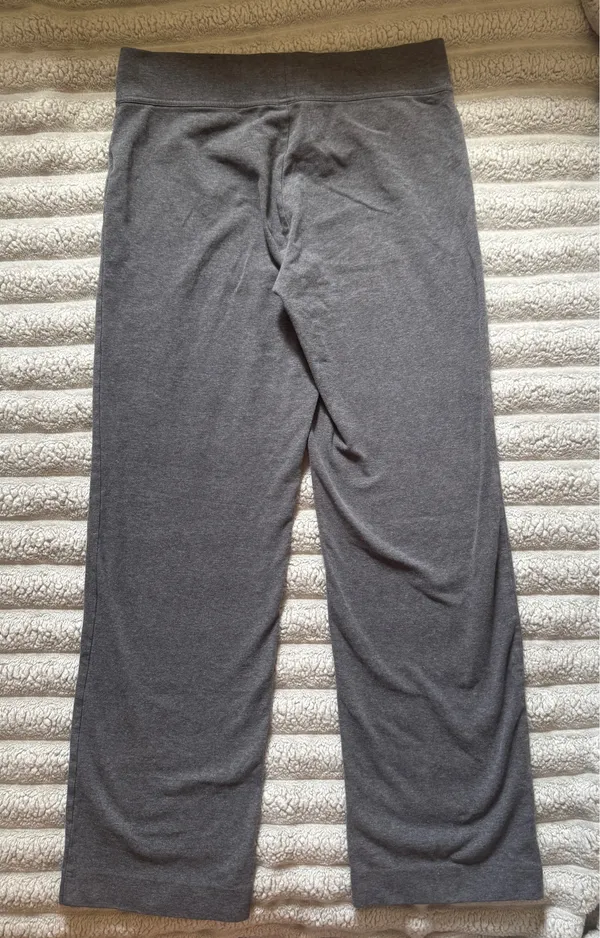 Lands' End Gray Flare Sweatpants - Image 4