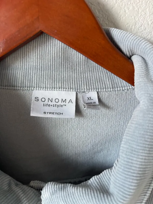 Sonoma Blue Denim Corduroy Jacket - Image 8