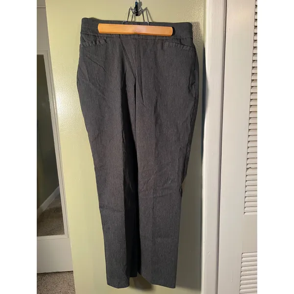 Apt. 9 Women's Size 8 Petite Brynn Pull On Pant Dress Pant Trouser Dark Gray - Image 2