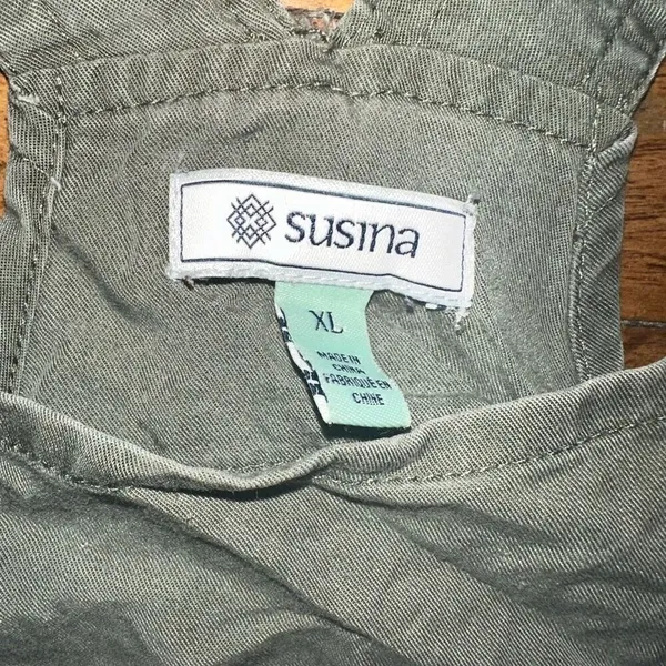 Susina light green classic lightweight relaxed XL overalls - Image 3