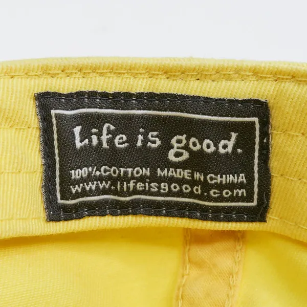 Vintage Y2K Life is Good Yellow Flip Flop Baseball Hat - Image 11