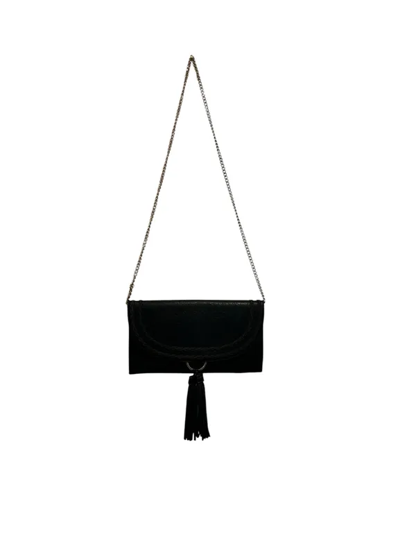 NWOT Lulus A Stitch In Time Vegan Envelope Bag With Chain - Image 2