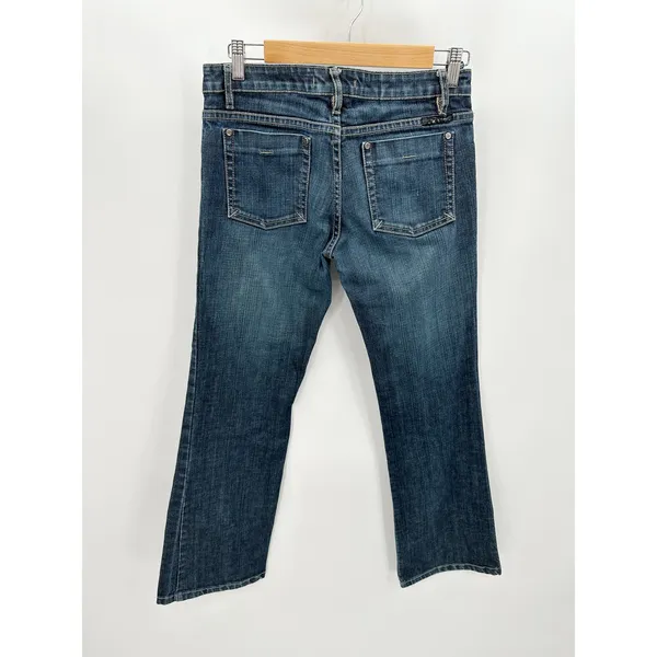 Oakley Dark Wash Blue Cotton Blend Bootcut Denim Jeans‎ Women's Size 6 - Image 2