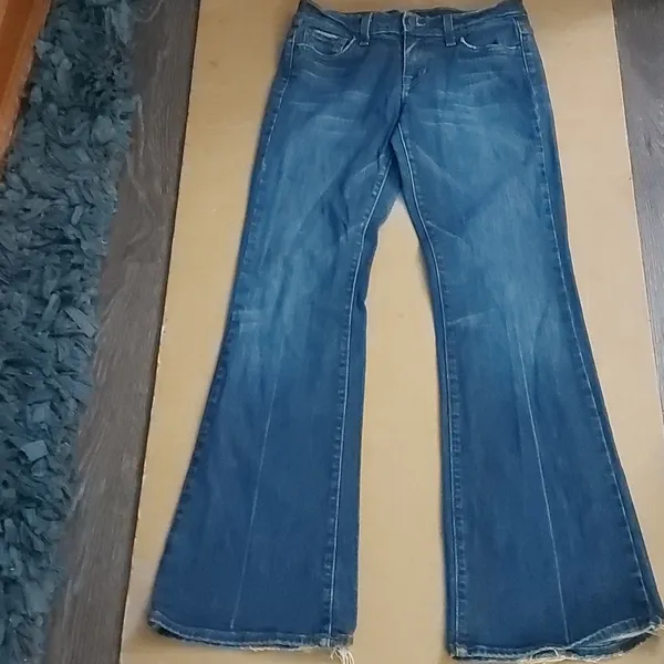 Arden B Women's Blue Flare Jeans 2 Casual Classic Boho Festival Minimalist - Image 2