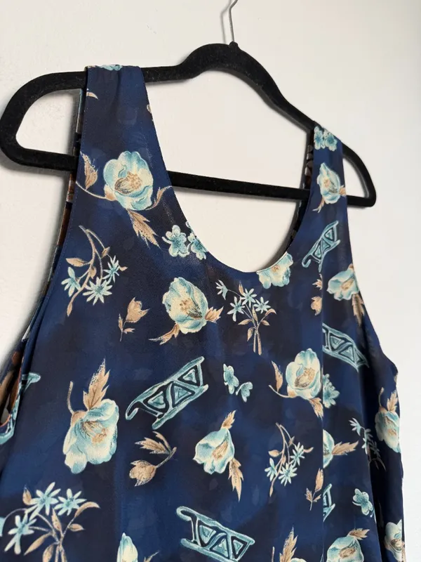 Vintage 90s Long Maxi Sundress XL - Image 2