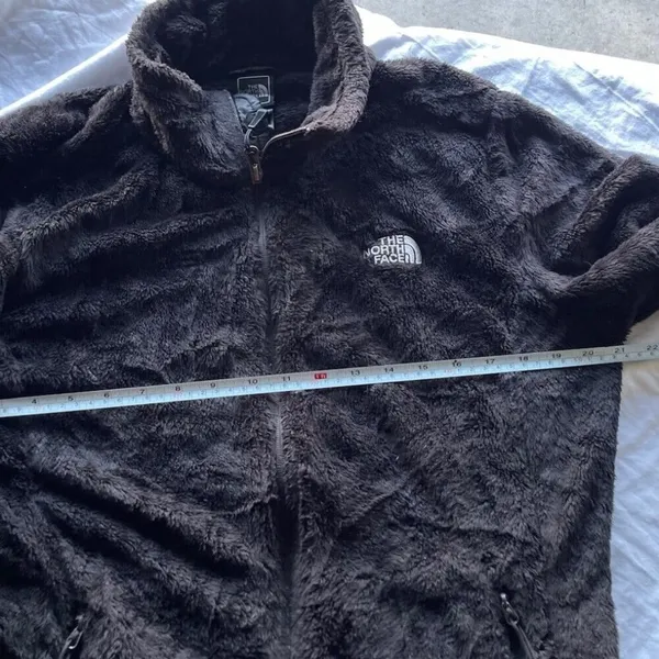 The North Face Full Zip Sherpa Fleece Jacket Women's Size Large Black - Image 5