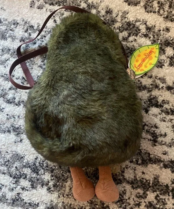 Jellycat Avocado Plush Crossbody Bag - Image 3