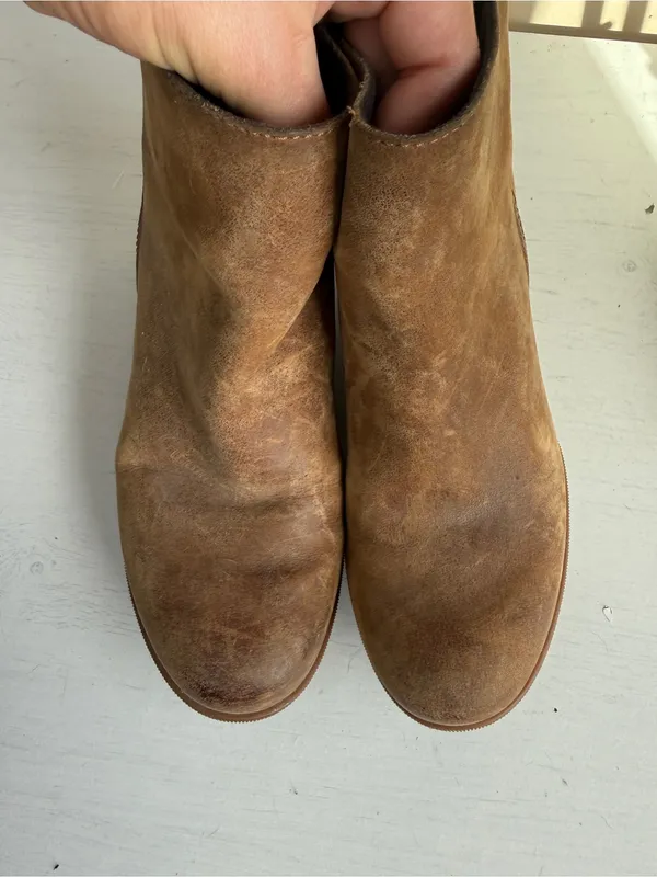 Sorel Women's Joan Rhapsody Zip Women's Wedge Boots Sz 8 - Image 9