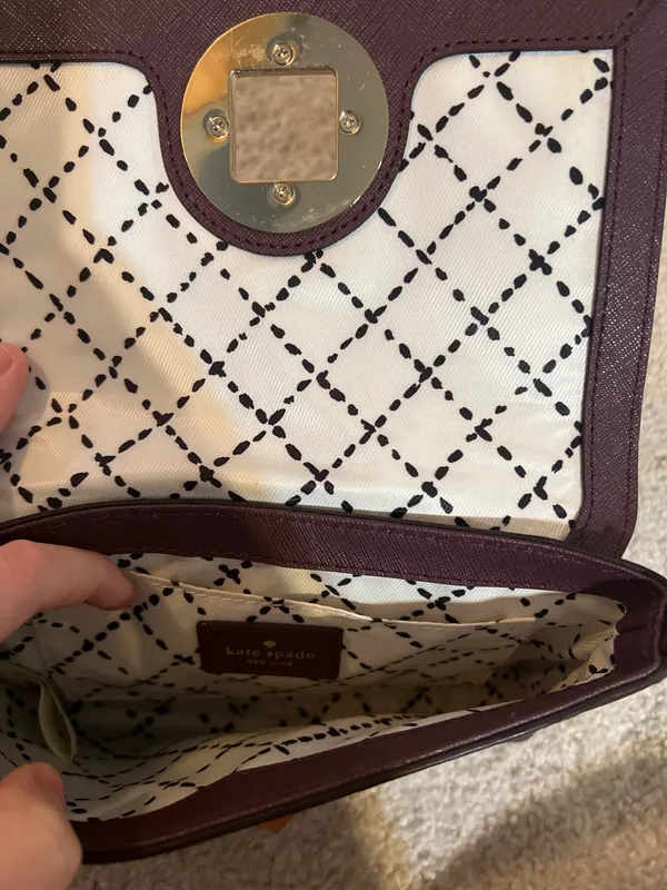 Kate Spade Purple Crossbody - Image 3