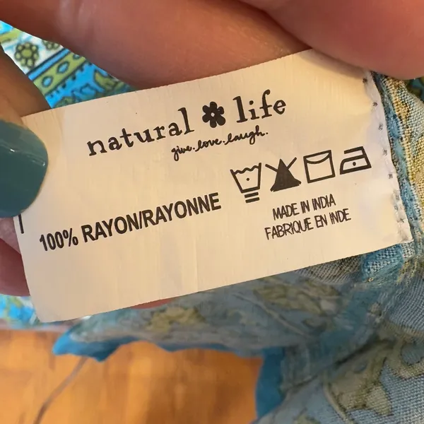 Natural Life Dara Floral Tunic Dress Size Small - Image 6