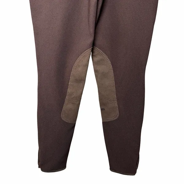 EquiStar Equi Tuff Womens 32 Brown Riding Breeches Knee Patch Equestrian - Image 11